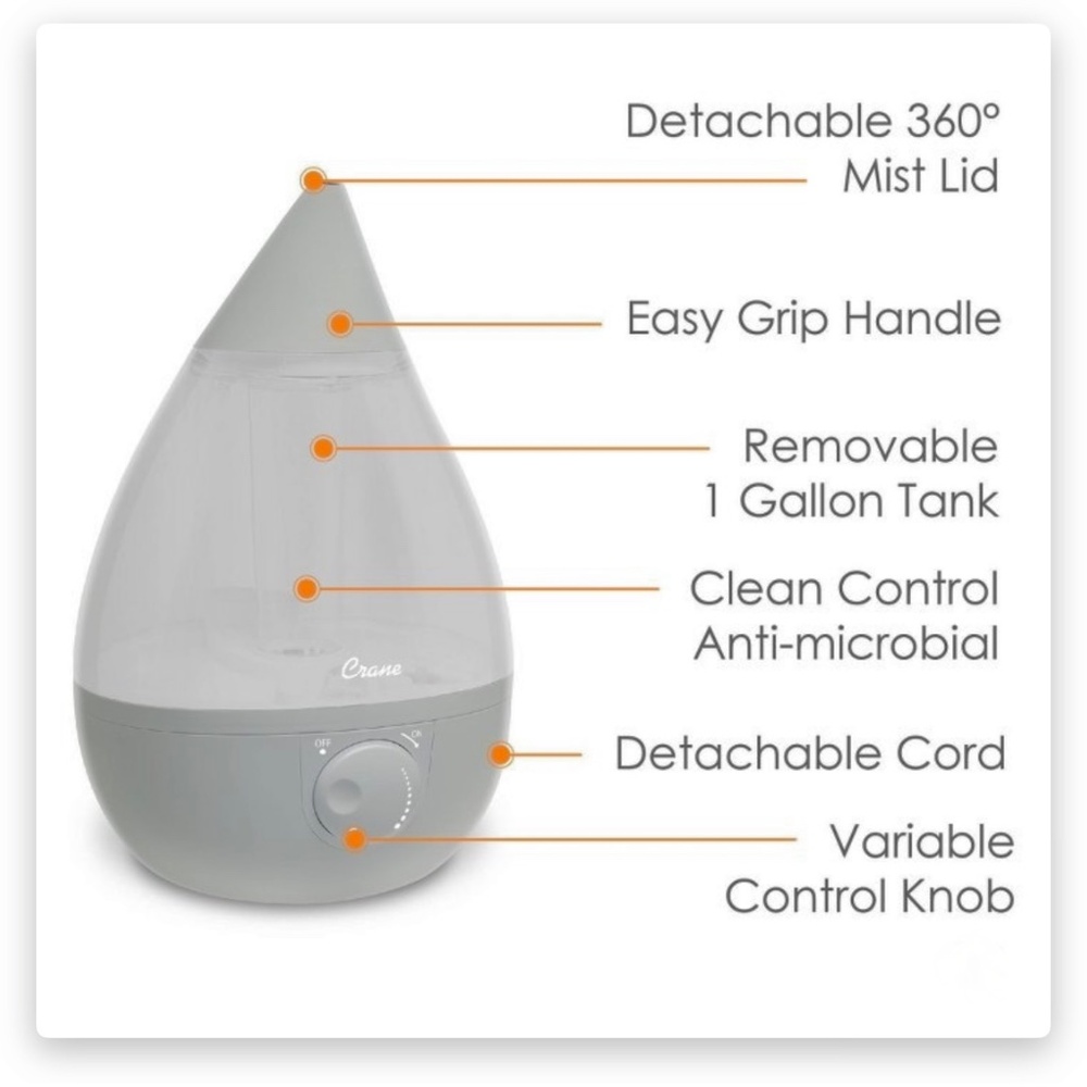 COOL MIST HUMIDIFIER - NEW IN ORIGINAL BOX - Picture 3 of 5